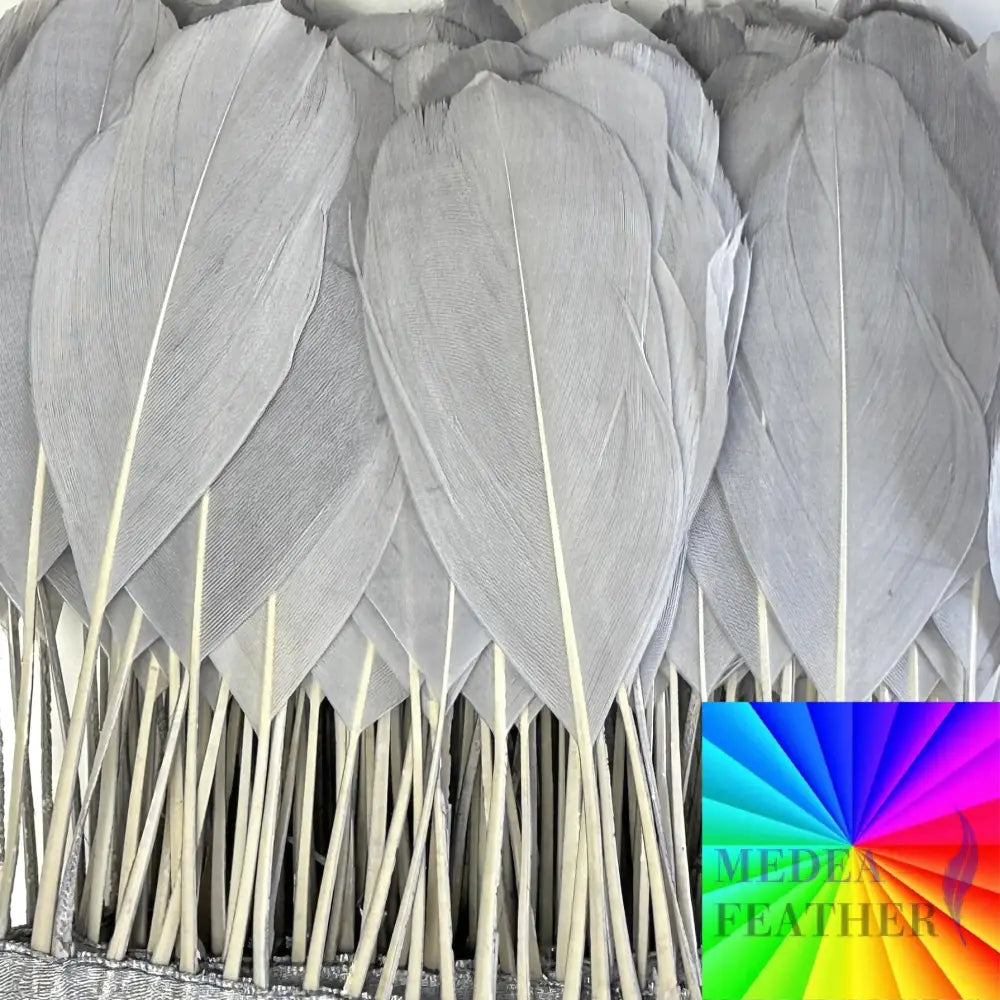 Stripped Goose Feather Trim Custom - Please add text below