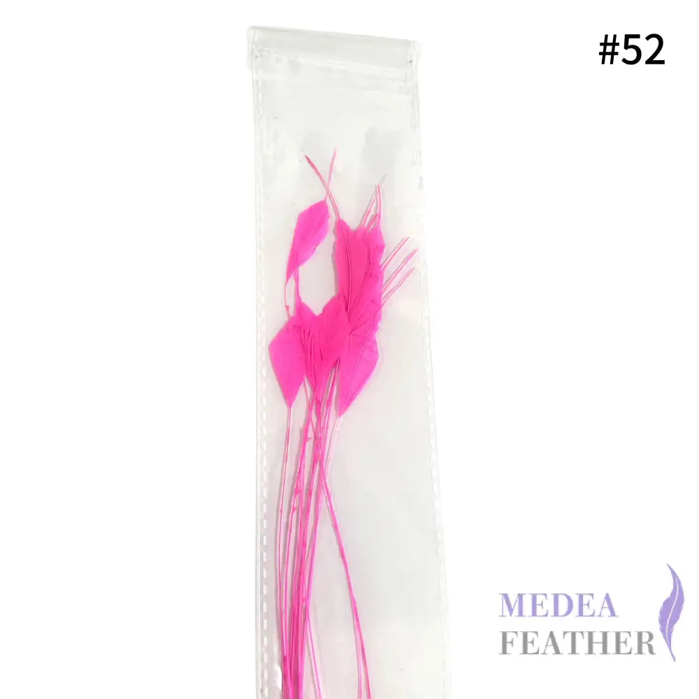 Trimmed Tips Coque Feather-Pack of 10 SFROOSTER09 - #52 neon pink