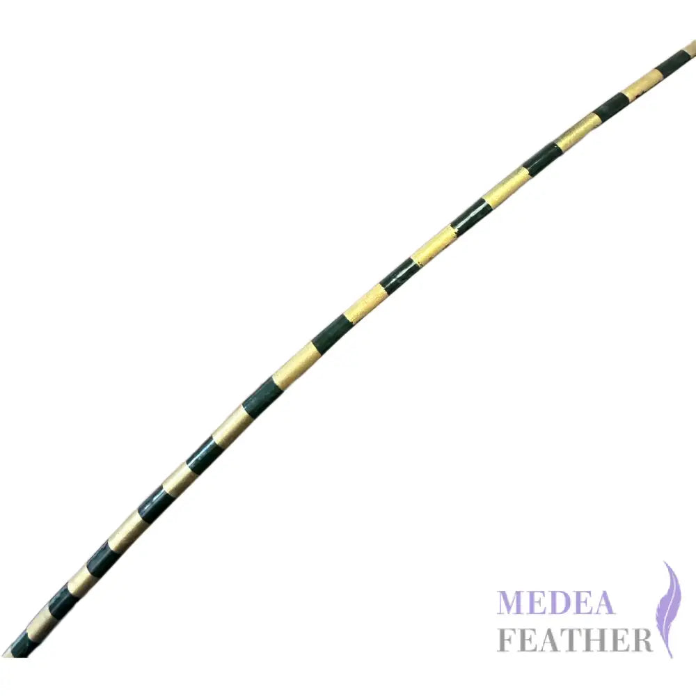Two Tone Gold Ostrich Feather Quill SFOSTRICH03 - Gold + dark green