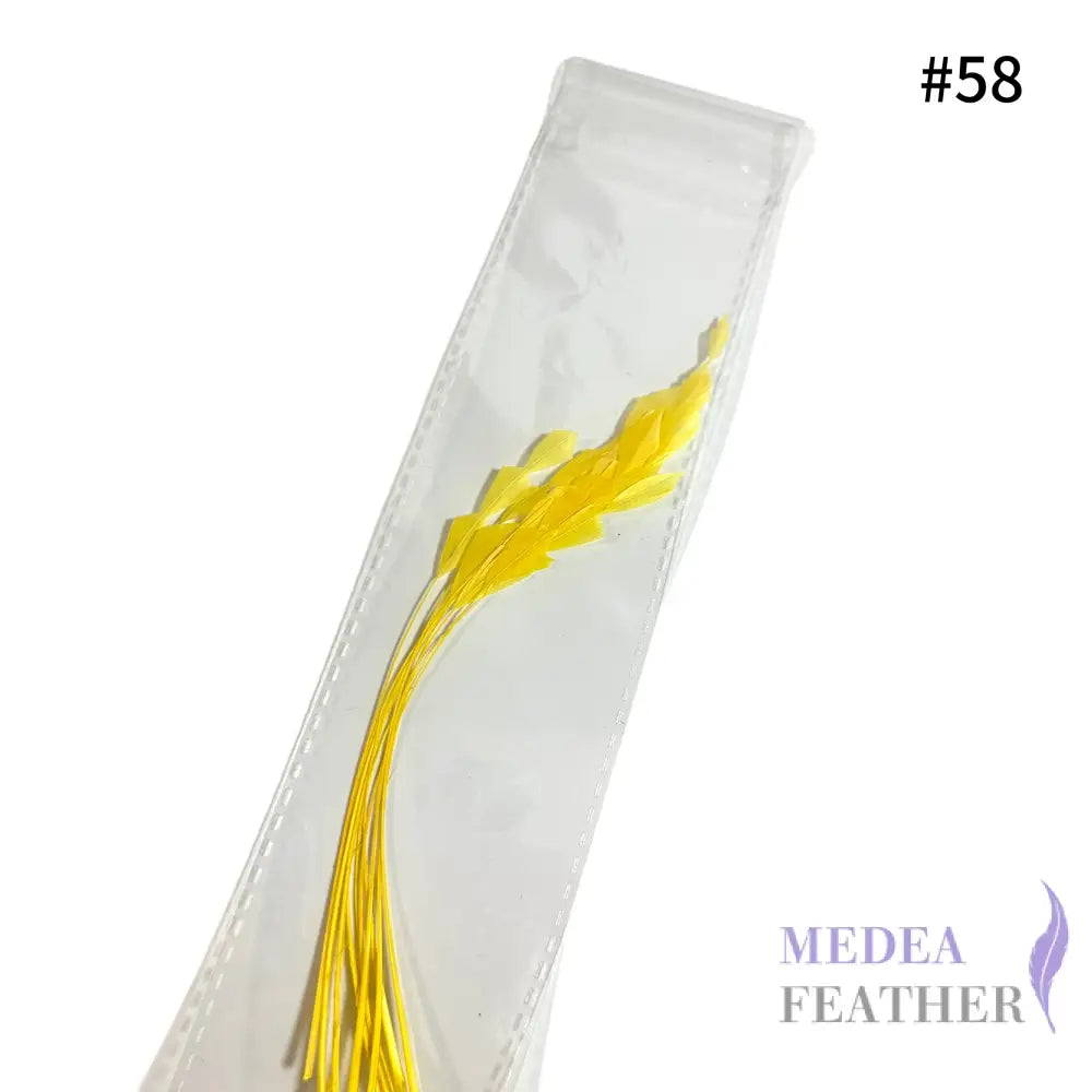 Zig Zag Coque Feathers-Pack of 10 SFROOSTER07 - #58 yellow
