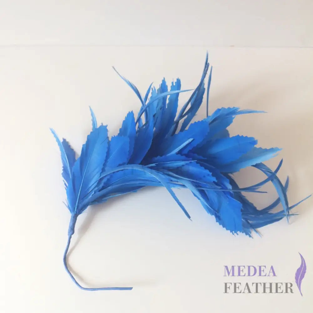 Zigzag Goose Biot Feather Flower Mount Custom - Please add text below