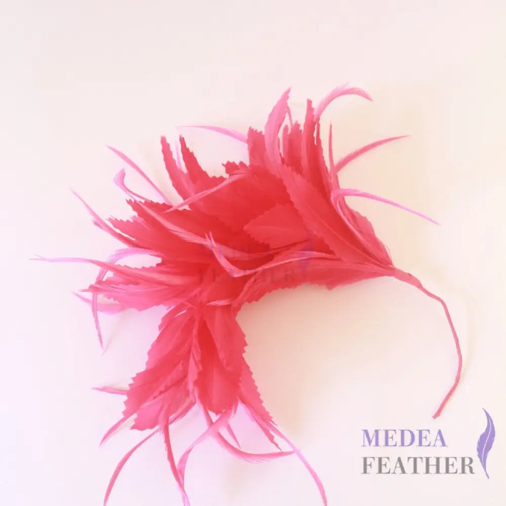 Zigzag Goose Biot Feather Flower Mount Custom - Please add text below