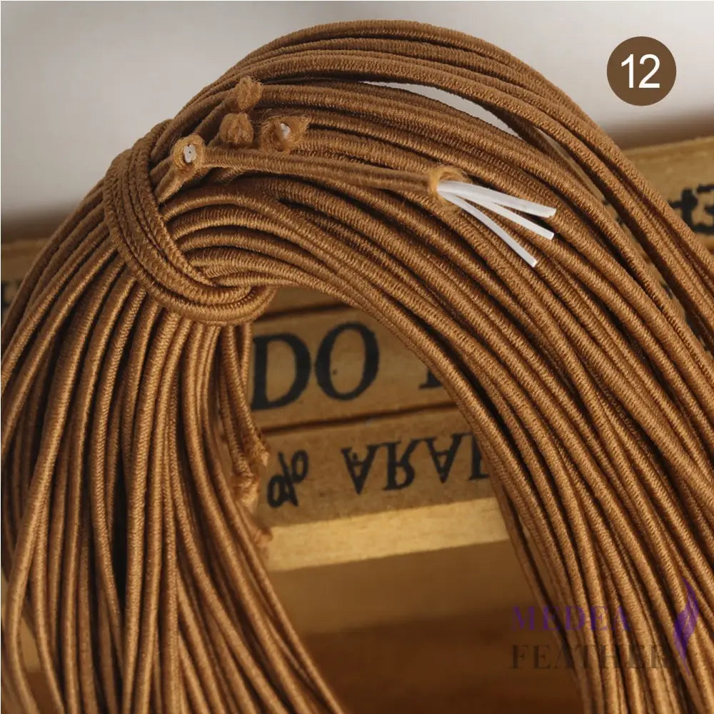 1.5mm Elastic 1 meter / Light Brown
