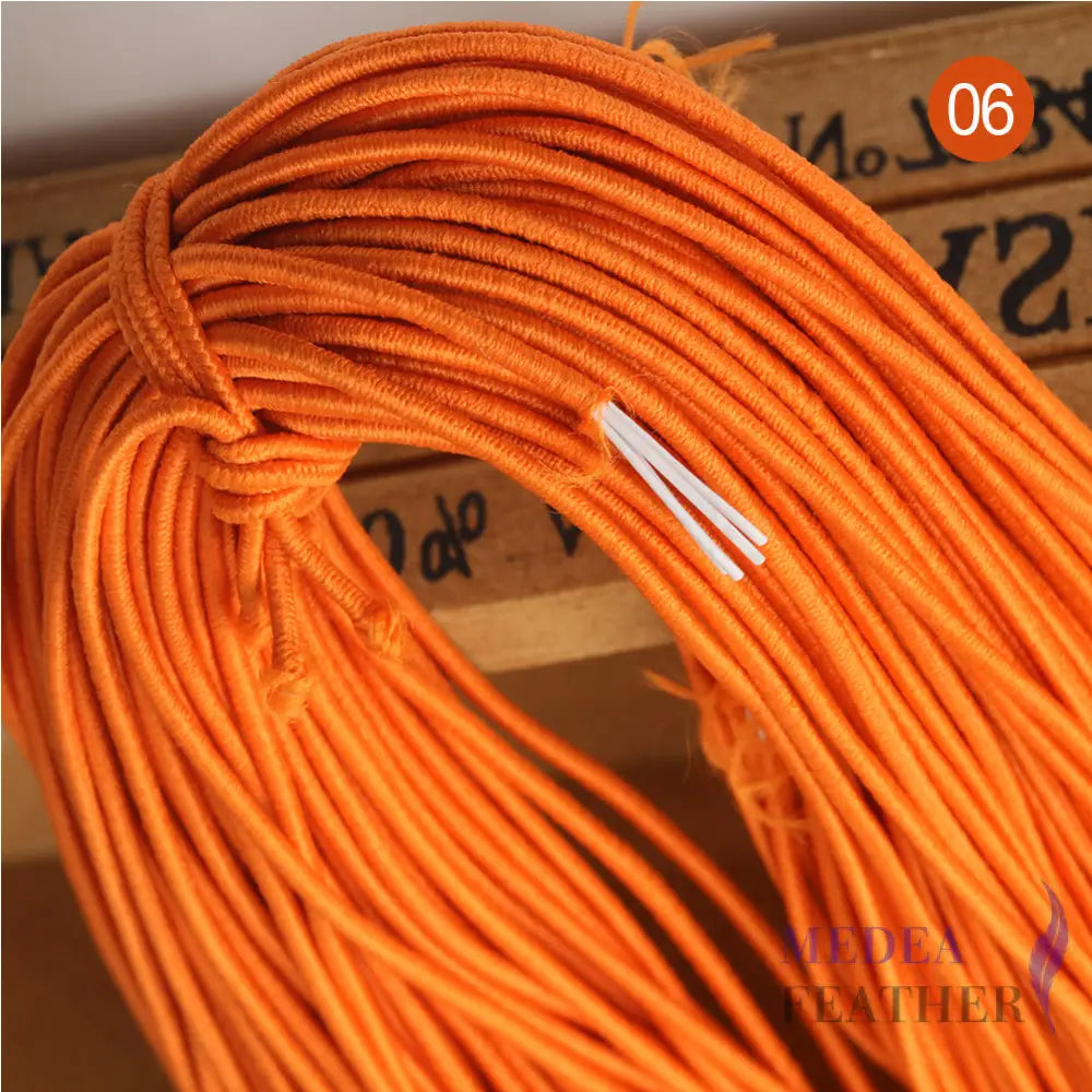 1.5mm Elastic 1 meter / Orange