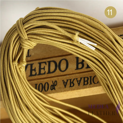 1.5mm Elastic 1 meter / Yellow Brown