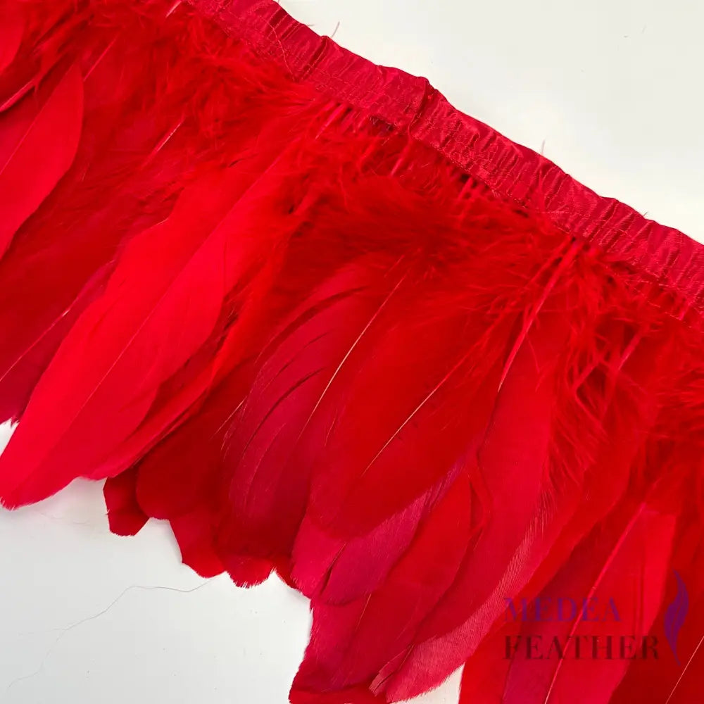 Goose Feather Trim Fringe 10-15cm