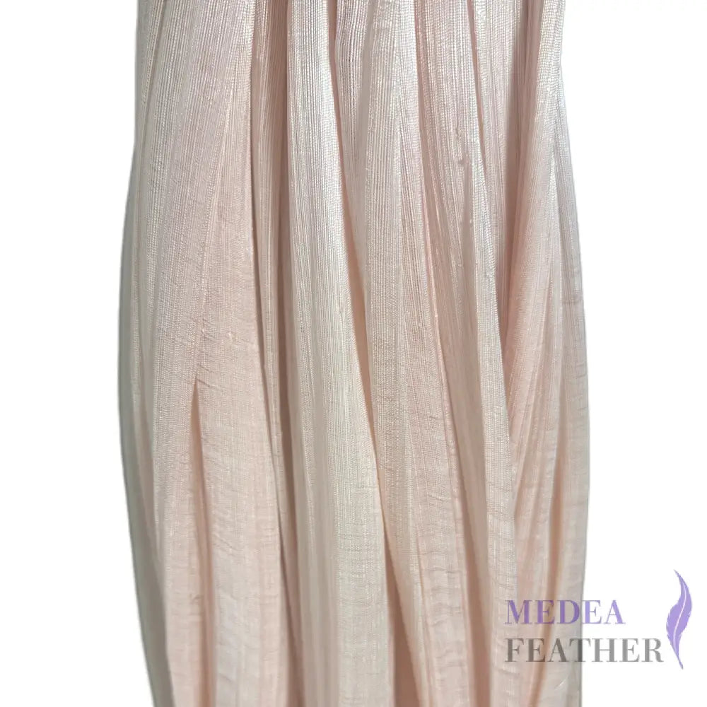 90cm Wide Silk Abaca Fabric #01 Nude Pink / 1/2 Meter ready-to-ship