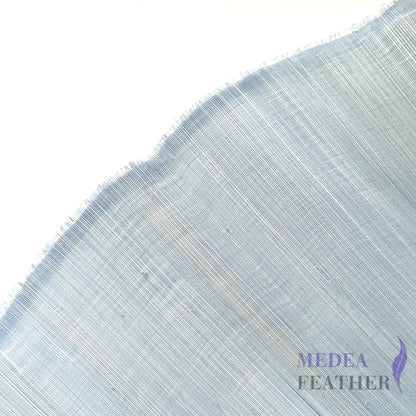 100cm Wide Silk Abaca Fabric - #064 Sky Blue / 1/2 Meter - ready-to-ship