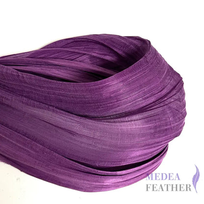 90cm Wide Silk Abaca Fabric Purple / 1/2 Meter ready-to-ship