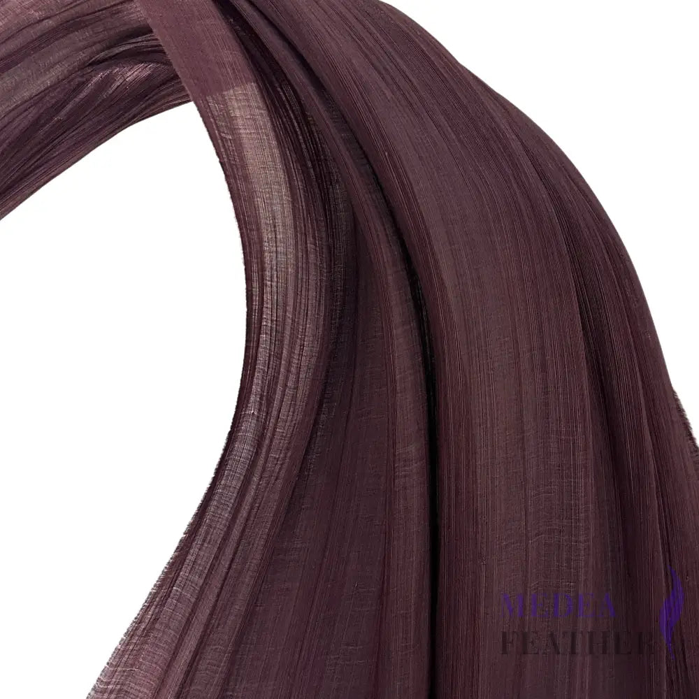 90cm Wide Silk Abaca Fabric #78 Purple Brown / 1/2 Meter ready-to-ship