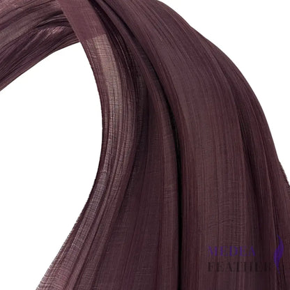 90cm Wide Silk Abaca Fabric #78 Purple Brown / 1/2 Meter ready-to-ship