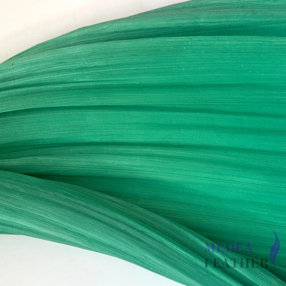 90cm Wide Silk Abaca Fabric #047 Emerald / 1/2 Meter ready-to-ship