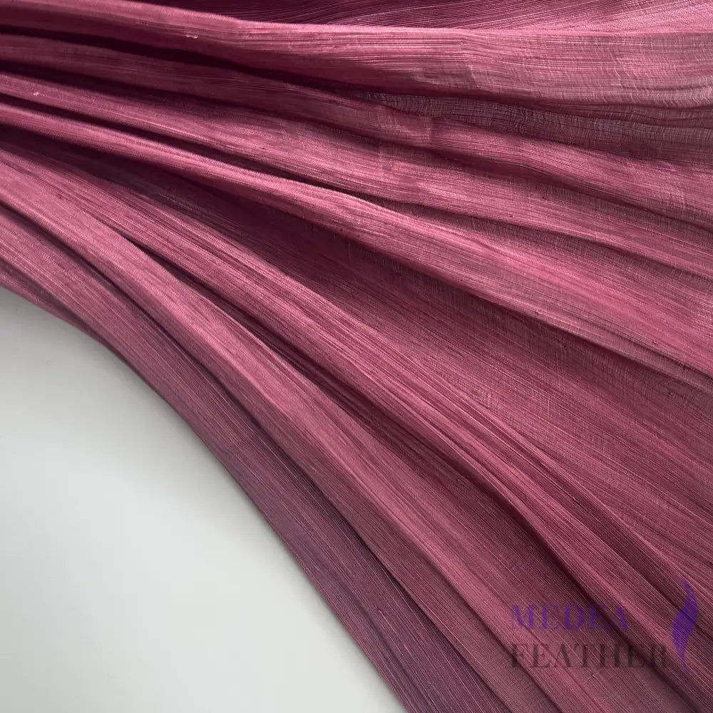 100cm Wide Silk Abaca Fabric for Millinery & Hat Making - ABC01 - #073 Cranberry Sauce / 1/2 Meter - ready-to-ship