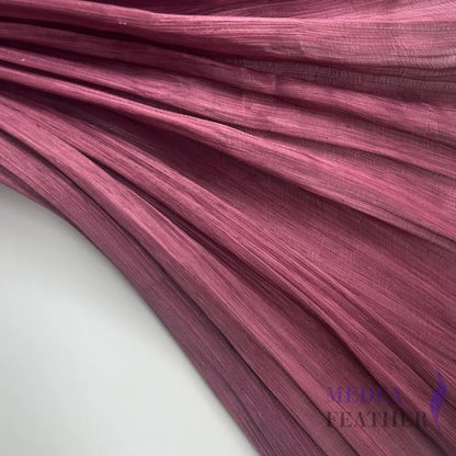 100cm Wide Silk Abaca Fabric for Millinery & Hat Making - ABC01 - #073 Cranberry Sauce / 1/2 Meter - ready-to-ship
