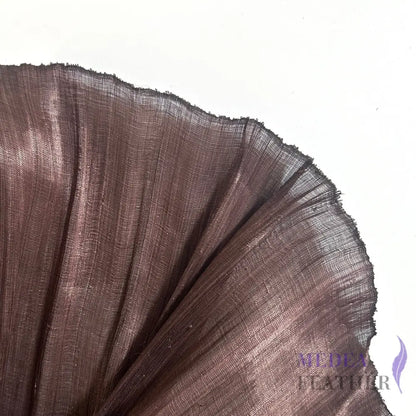 100cm Wide Silk Abaca Fabric for Millinery & Hat Making - ABC01 - Choco / 1/2 Meter - ready-to-ship