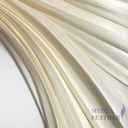 90cm Wide Silk Abaca Fabric Ivory / 1/2 Meter ready-to-ship