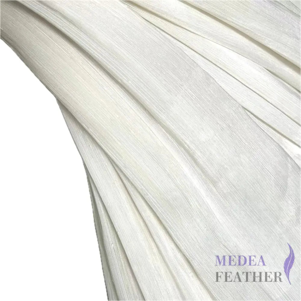 90cm Wide Silk Abaca Fabric White / 1/2 Meter ready-to-ship