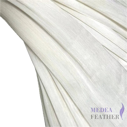 90cm Wide Silk Abaca Fabric White / 1/2 Meter ready-to-ship