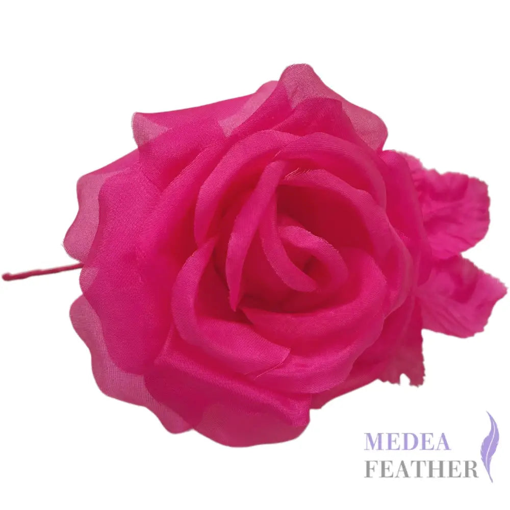 10cm wide silk flower - #101 Fandango pink