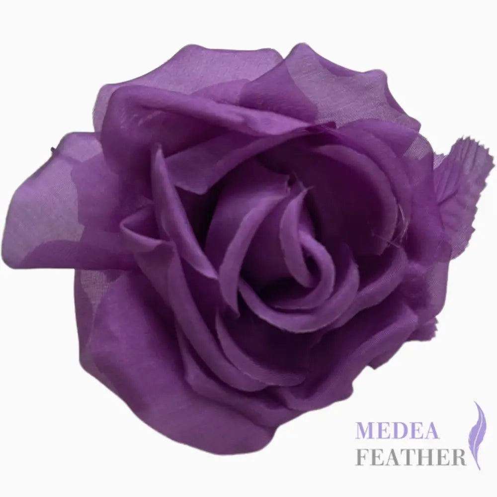 10cm wide silk flower - #105 bright violet