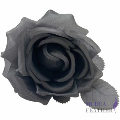 10cm wide silk flower - #14 gray