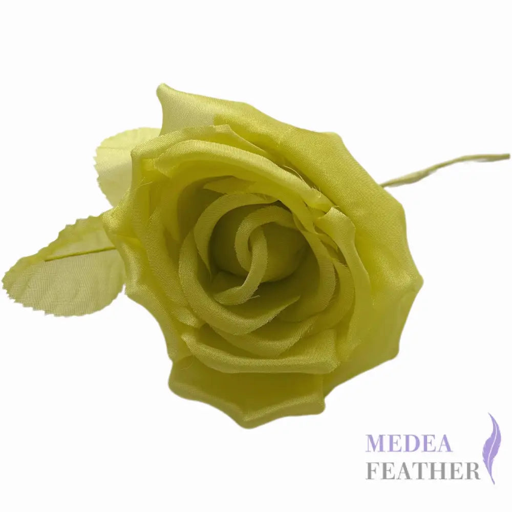 10cm wide silk flower - #59 wild green