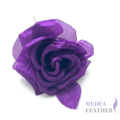 10cm wide silk flower - #62 amethyst