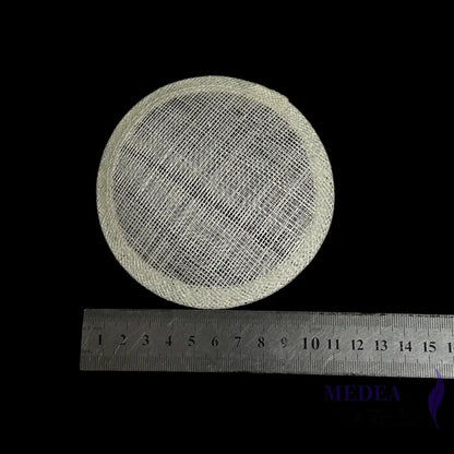 11cm Sinamay Straw Fascinator Base #01 Ivory