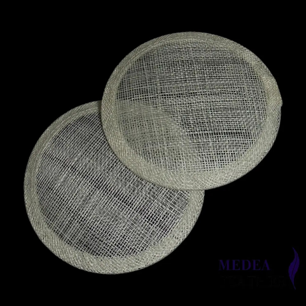 11cm Sinamay Straw Fascinator Base #01 Ivory
