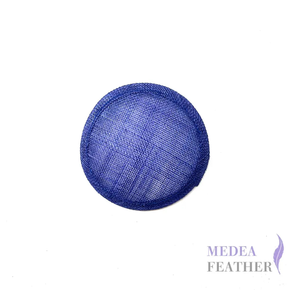 11cm Sinamay Straw Fascinator Base - #42 matte royal blue