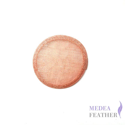 11cm Sinamay Straw Fascinator Base - #48 peach