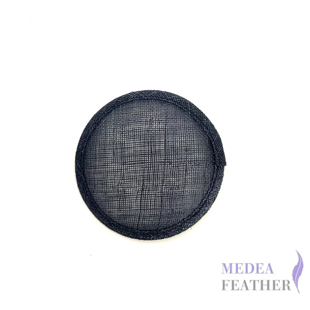 11cm Sinamay Straw Fascinator Base - #65 navy