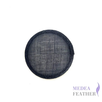 11cm Sinamay Straw Fascinator Base - #65 navy