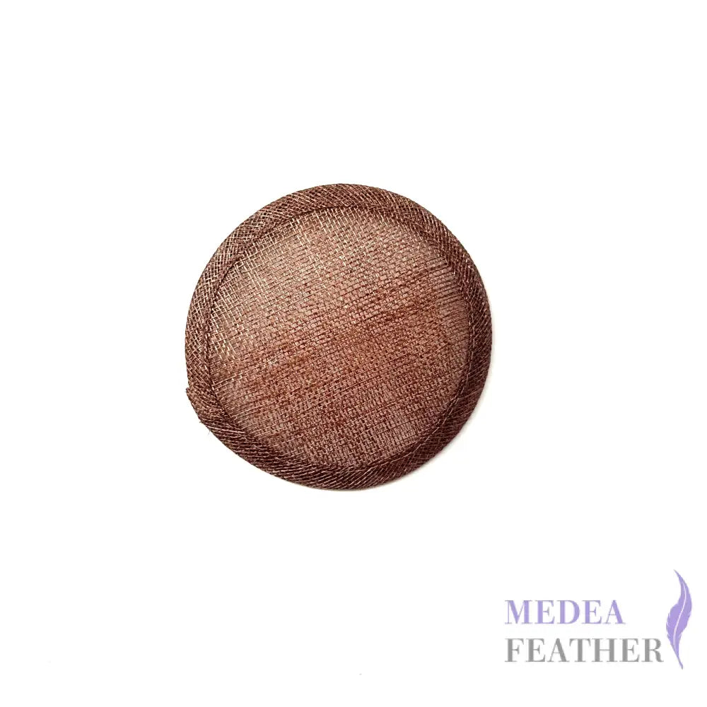 11cm Sinamay Straw Fascinator Base - HF23-107 marron