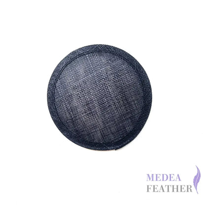 11cm Sinamay Straw Fascinator Base - HF23-111 Dark navy