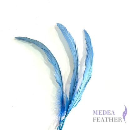 12’’-14’’ Dyed Rooster Coque Tail Feathers- 25 pieces