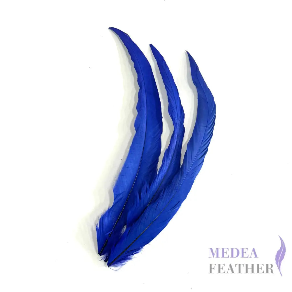 12’’-14’’ Dyed Rooster Coque Tail Feathers- 25 pieces