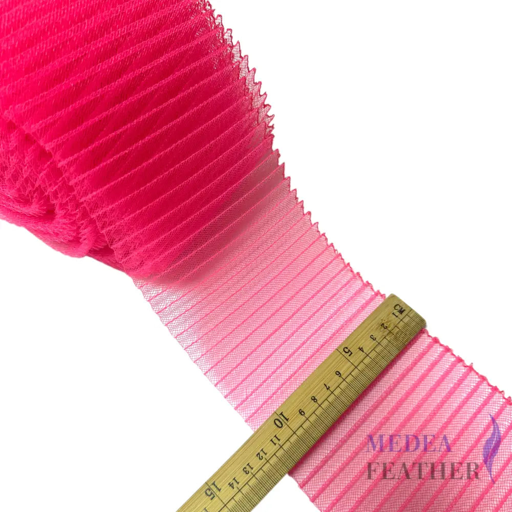 12cm Wide Pleated Woven Crin Braid