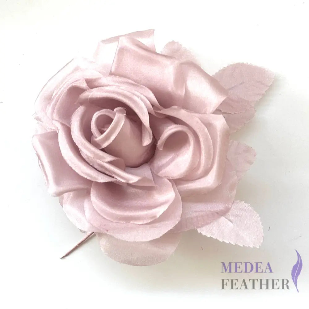 12cm Wide Silk Flower Bronze Pink