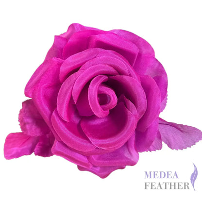 12cm Wide Silk Flower Cerise