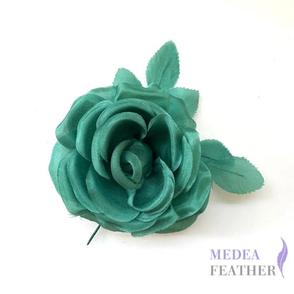 12cm Wide Silk Flower Green