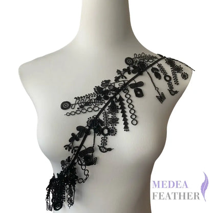 13cm Wide Flower Lace Trim