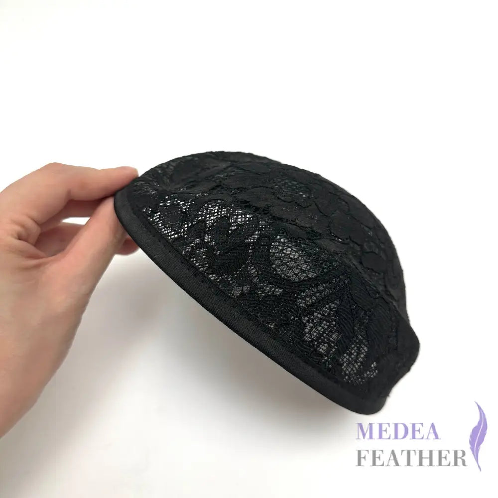 14cm Wide Lace Stewardess Sinamay Hat Base