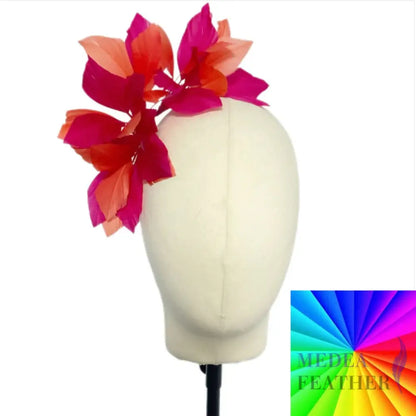 Two-colour Goose Feather Mount Custom - Please add text below