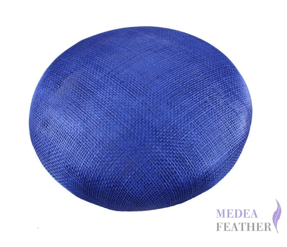 15cm Sinamay Button Fascinator Base Royal Blue / 1 Piece ready-to-ship