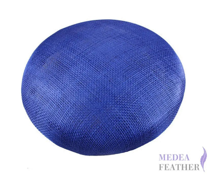15cm Sinamay Button Fascinator Base Royal Blue / 1 Piece ready-to-ship