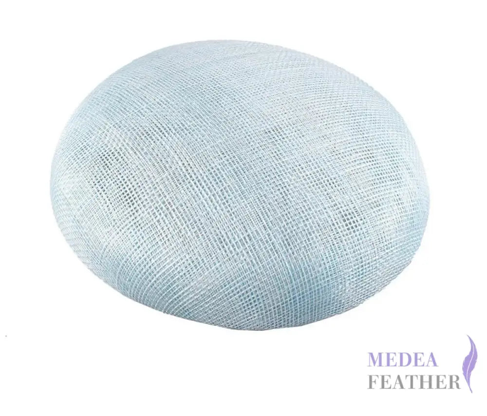 15cm Sinamay Button Fascinator Base Light Blue / 1 Piece ready-to-ship
