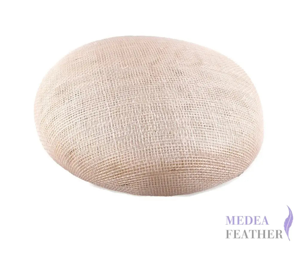 15cm Sinamay Button Fascinator Base Cream / 1 Piece ready-to-ship