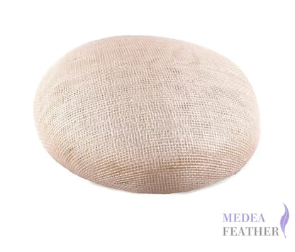 15cm Sinamay Button Fascinator Base Cream / 1 Piece ready-to-ship