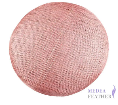 15cm Sinamay Button Fascinator Base Dark Pink / 1 Piece ready-to-ship